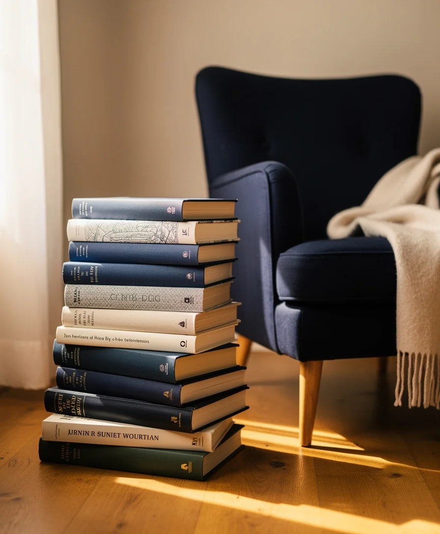 Pile de livres de business